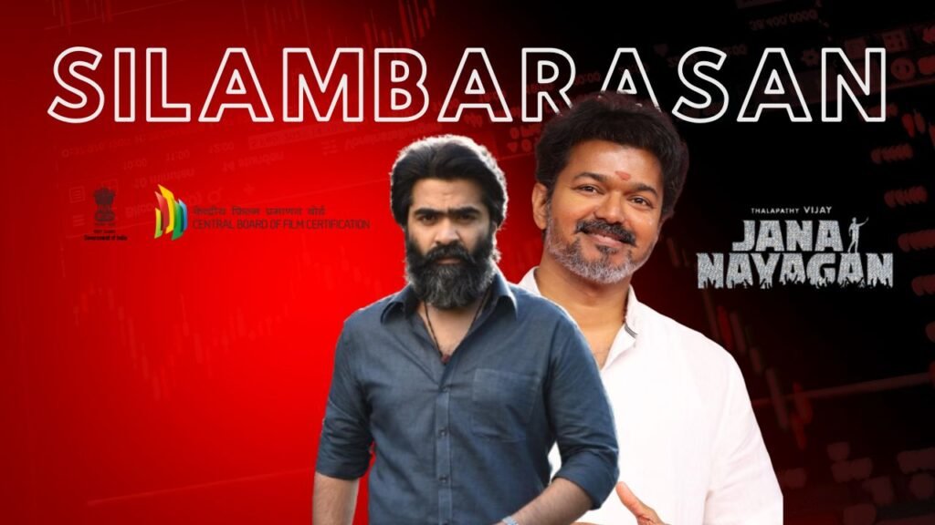 Actor Silambarasan TR Stands with Thalapathy Vijay